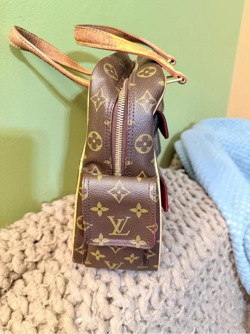 Louis Vuitton Brown Monogram Excentri Cite Handbag